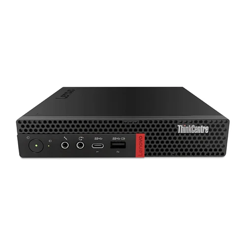 Lenovo ThinkCentre M720q Tiny-PC in der Vorderansicht