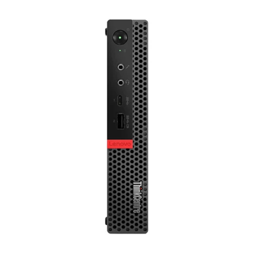 Lenovo ThinkCentre M920q Tiny-PC in der Vorderansicht